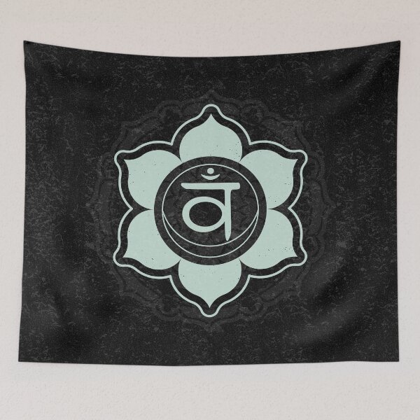 Item preview, Sacral Chakra Mandala - Coal + Mint designed and sold by Irene Estelle.