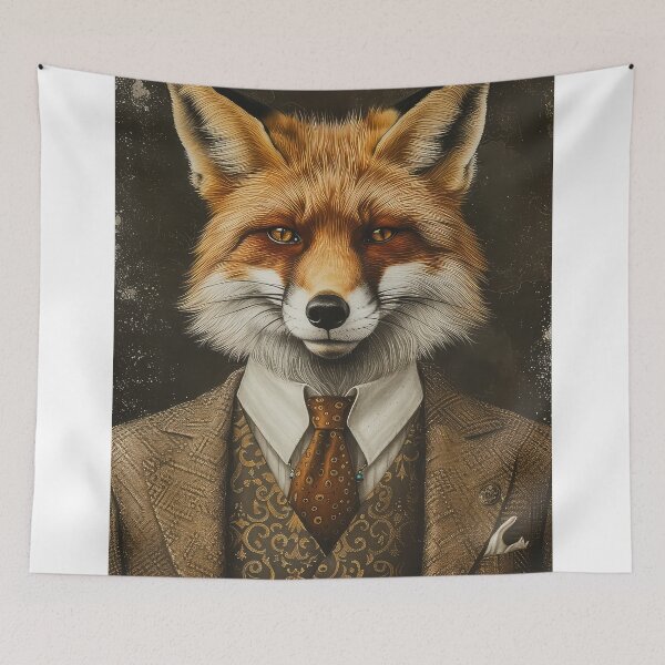 Item preview, Fox in a Suit designed and sold by thewandswant.