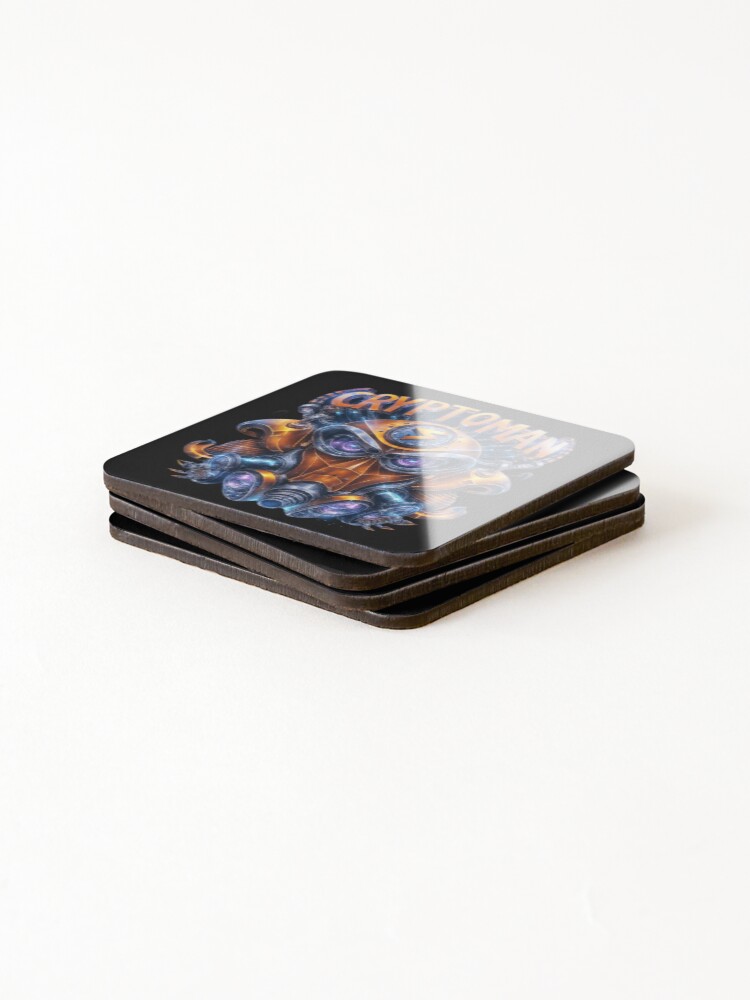 Thumbnail 4 of 5, Coasters (Set of 4), CryptoMan 2 designed and sold by Rostislav1401.