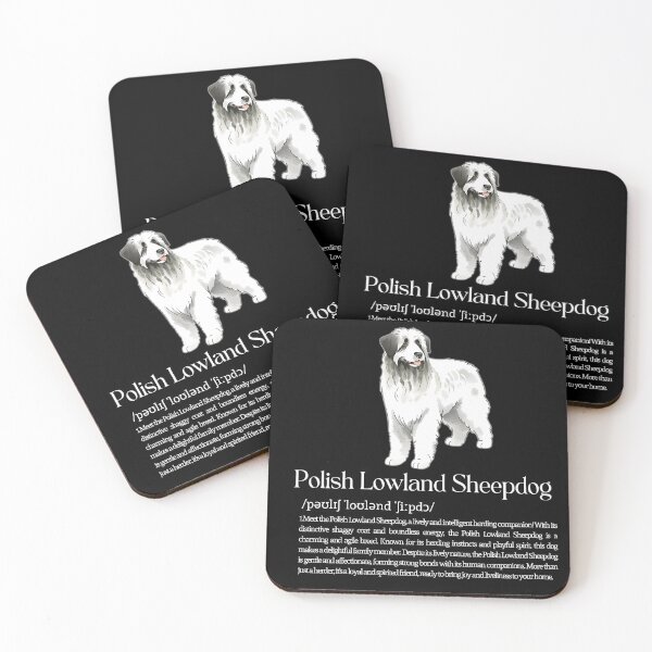 Item preview, Polish Lowland Sheepdog Dog Breed Info designed and sold by GoodyPaws.