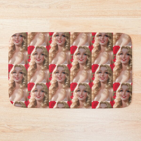 Item preview, Valentine's Day - Blonde Lady in love AI and flowers designed and sold by lusiakotowska.