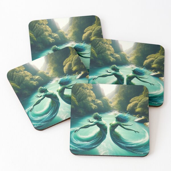 Item preview, River Waltz: A Harmony in Teal designed and sold by t-o-n-i.