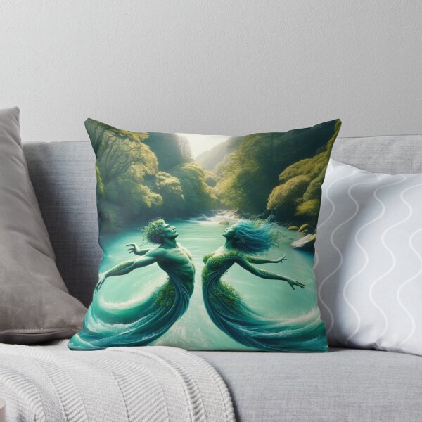 Item preview, River Waltz: A Harmony in Teal designed and sold by t-o-n-i.