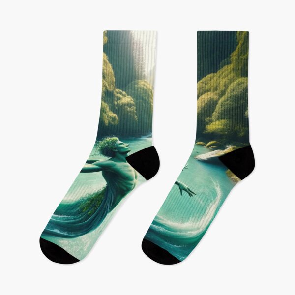 Item preview, River Waltz: A Harmony in Teal designed and sold by t-o-n-i.