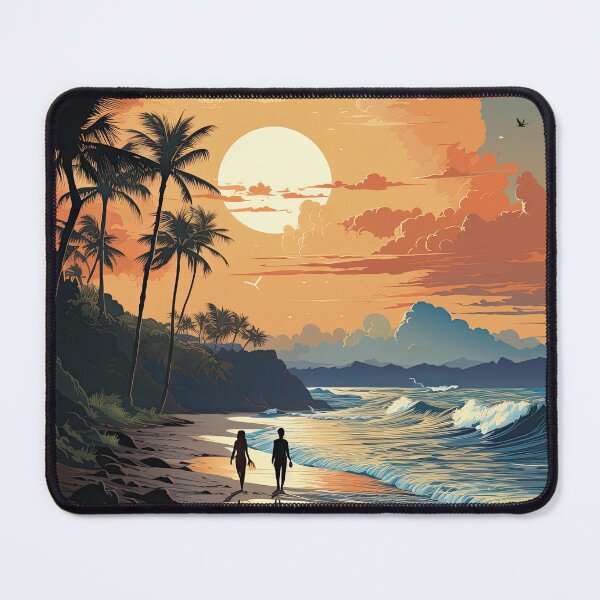 Item preview, Moon Beach Sea Maritime designed and sold by ArtHouseNiklas.