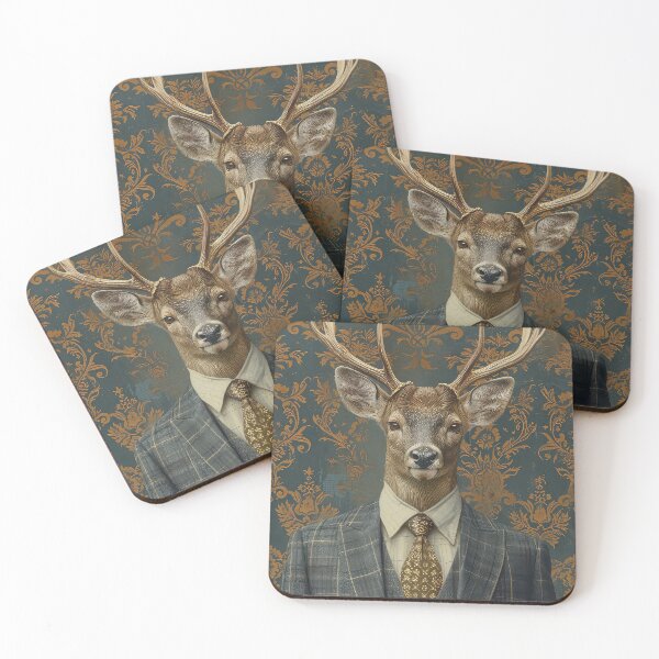 Item preview, Stag in a suit designed and sold by thewandswant.