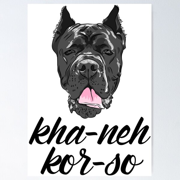 Artikel-Vorschau von Cane Corso Vollfarb-Corso mit phonetischer Schreibweise, designt und verkauft von Arkansas Made.