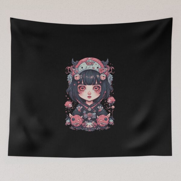 Item preview, Creepy Kawaii Girl designed and sold by Itsheartshop.