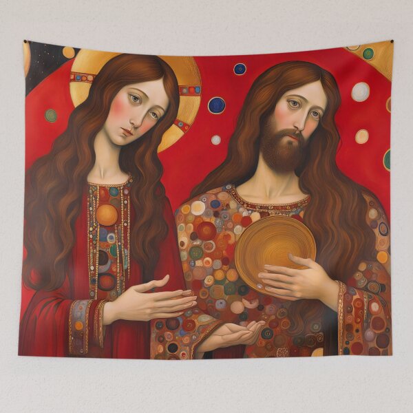 Item preview, Magdalena meeting Christ designed and sold by Joanne Walsh.