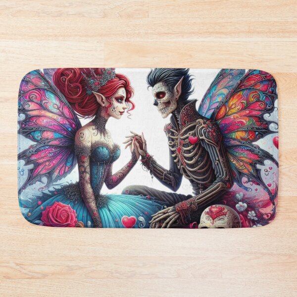 Item preview, Gothic Couple goth  Fairies valentines day  designed and sold by Expressions-Sel.