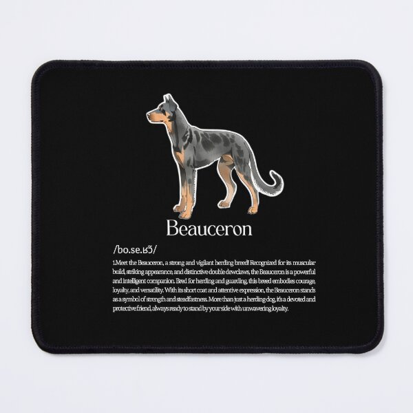 Item preview, Beauceron Dog Breed Info designed and sold by GoodyPaws.