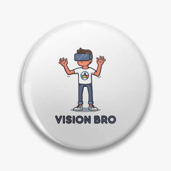 Item preview, Vision Bro Funny VR tech augmented reality designed and sold by w1ckerman.