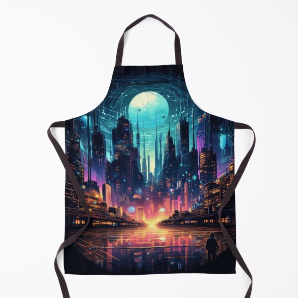 Item preview, Futurisctic Town designed and sold by NicolasGlowArt.