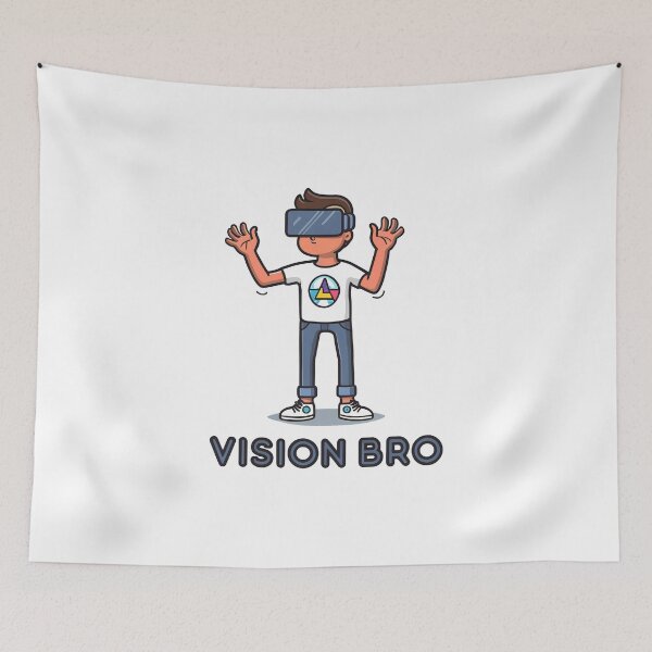 Item preview, Vision Bro Funny VR tech augmented reality designed and sold by w1ckerman.