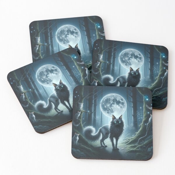 Item preview, Whispers of the Forest: The Lykoi and its Wild Aura designed and sold by ArtemioVisions.
