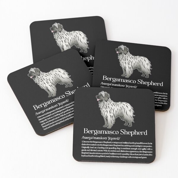 Item preview, Bergamasco Dog Breed Info designed and sold by GoodyPaws.