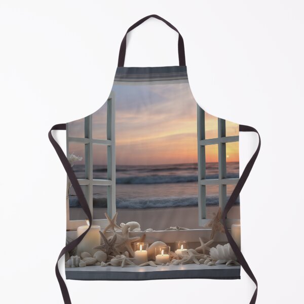 Item preview, Open window with beach and ocean decor. (2) designed and sold by ArtbyJanineTate.