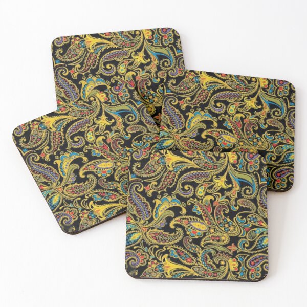 Item preview, Bejeweled Crewel Fabric Textile designed and sold by CMooreWorx.