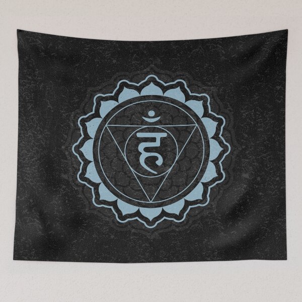 Item preview, Throat Chakra Mandala - Coal + Sky designed and sold by Irene Estelle.