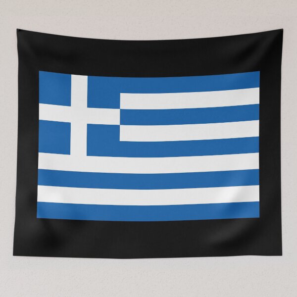 Item preview, Greece flag designed and sold by FantasyLands.