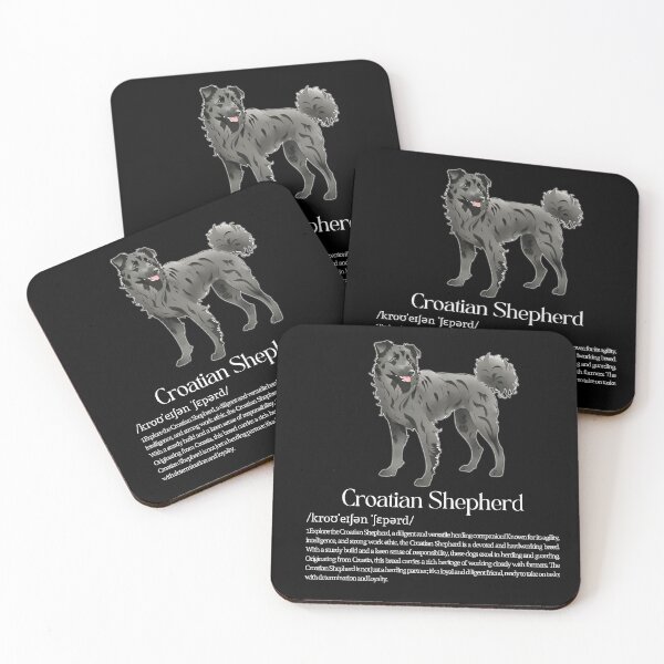 Item preview, Croatian Shepherd Dog Breed Info designed and sold by GoodyPaws.