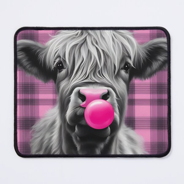 Item preview, Highland Calf Pink Nose Bubblegum designed and sold by Zenvo.