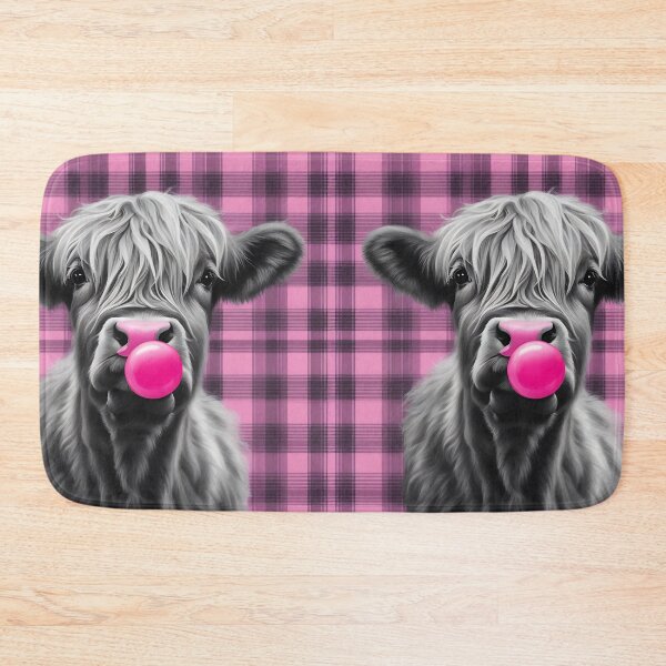 Item preview, Highland Calf Pink Nose Bubblegum designed and sold by Zenvo.