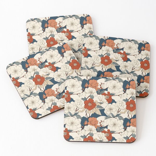 Item preview, Hokusai-inspired motifs designed and sold by MidArtForge.
