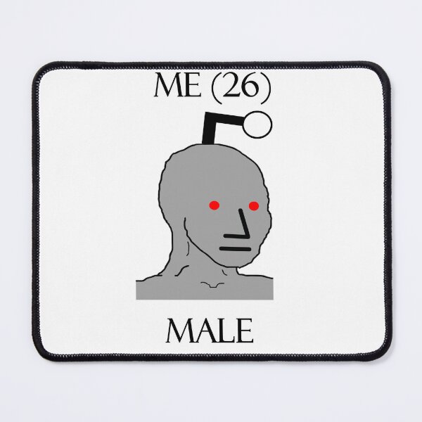 Item preview, NPC Wojak Meme MRGA cringe designed and sold by AnutherNPC.