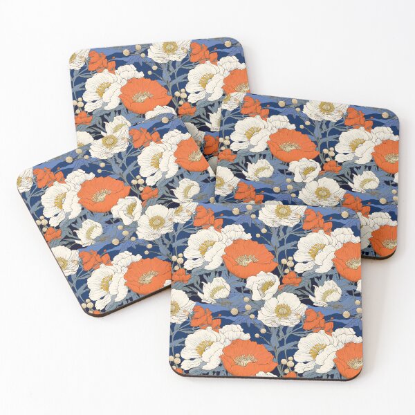 Item preview, Hokusai-inspired motifs designed and sold by MidArtForge.