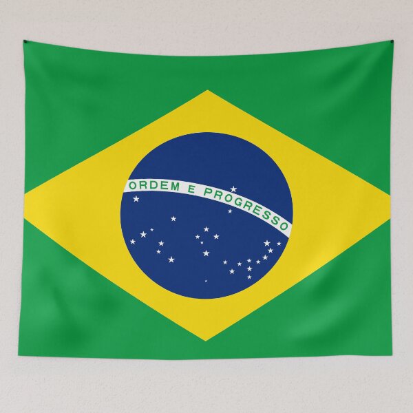 Item preview, Brasil flag designed and sold by FantasyLands.