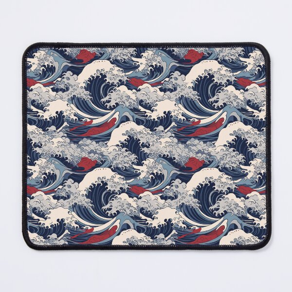 Item preview, Hokusai-inspired motifs designed and sold by MidArtForge.