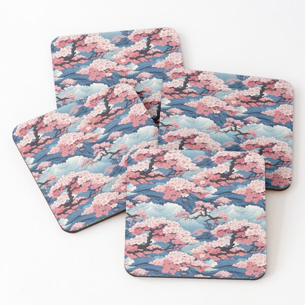 Item preview, Hokusai-inspired motifs designed and sold by MidArtForge.