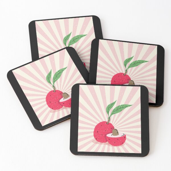 Item preview, Lychee Retro Lychee Exotic Fruit designed and sold by MooonTees.