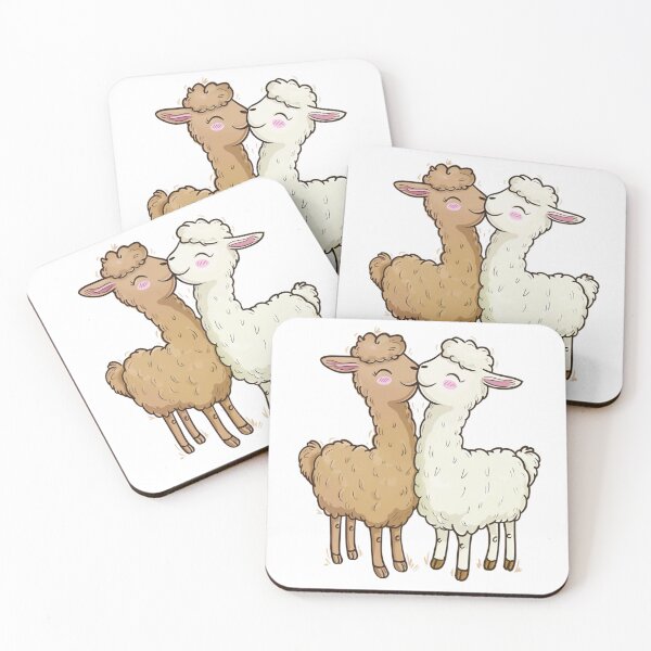 Item preview, Llamas in love designed and sold by Closet Goblin.