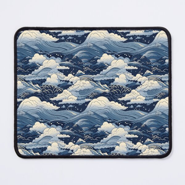 Item preview, Hokusai-inspired motifs designed and sold by MidArtForge.