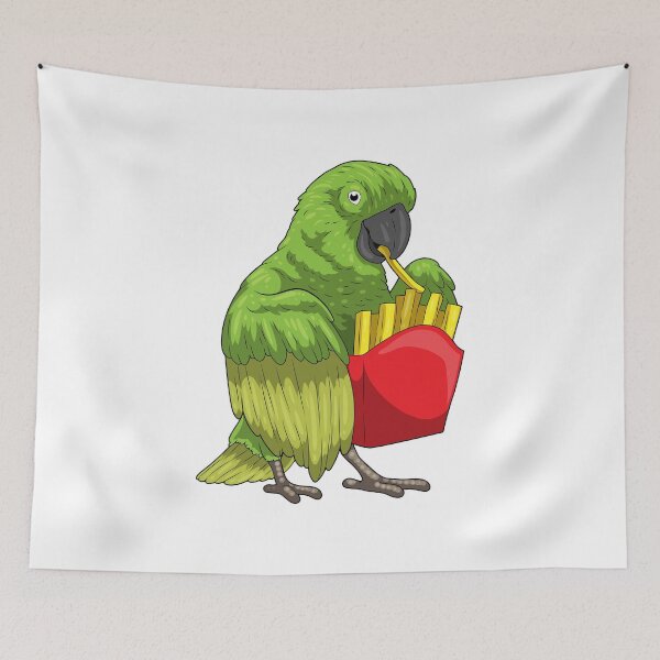 Item preview, Parrot French fries designed and sold by Snabdesign84.