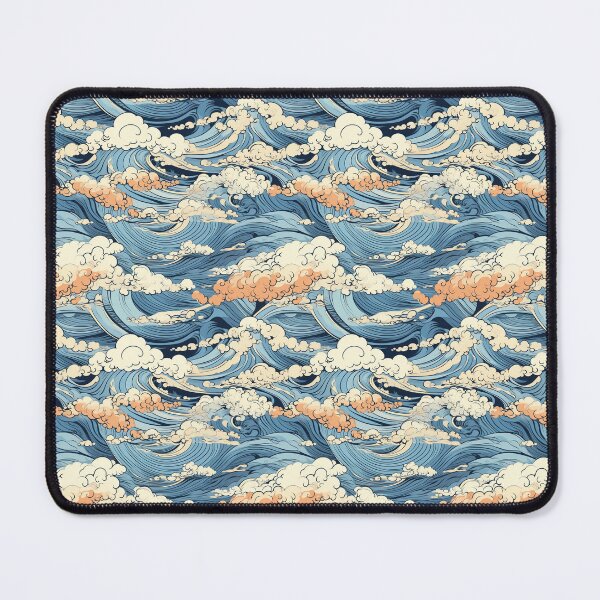 Item preview, Hokusai-inspired motifs designed and sold by MidArtForge.
