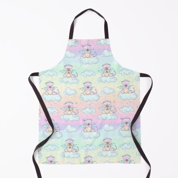 Item preview, Baby Dragon Happy Birthday Party Clouds designed and sold by CreativeBu.