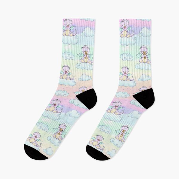 Item preview, Baby Dragon Happy Birthday Party Clouds designed and sold by CreativeBu.