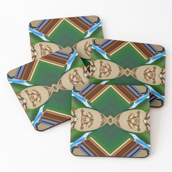 Item preview,   **ABSTRACT BLUE BIRDS AND BUTTERFLIES, SING SPRING!** designed and sold by Ralek.