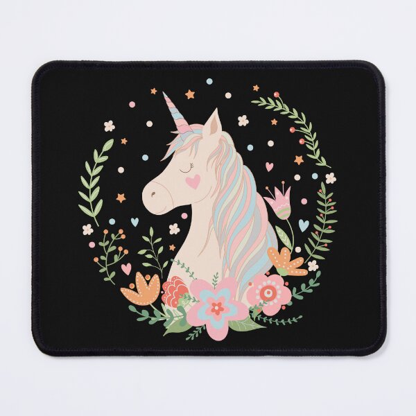 Item preview, Whimsical charming colorful unicorn - magical fantasy art from ArtStile. designed and sold by ArtStile.