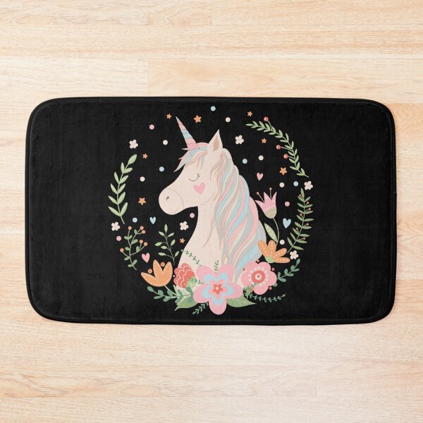 Item preview, Whimsical charming colorful unicorn - magical fantasy art from ArtStile. designed and sold by ArtStile.