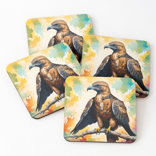 Item preview, CRESTED HONEY BUZZARD designed and sold by PIGCASSOSAIART.