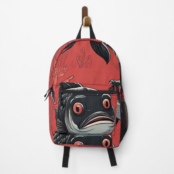 Item preview, psychedelic black fish designed and sold by Vilemo.