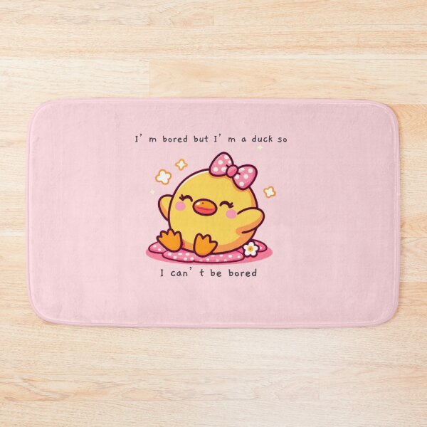 Item preview, Im bored but I’m a duck so I can’t be bored designed and sold by KonichiwaCutie.