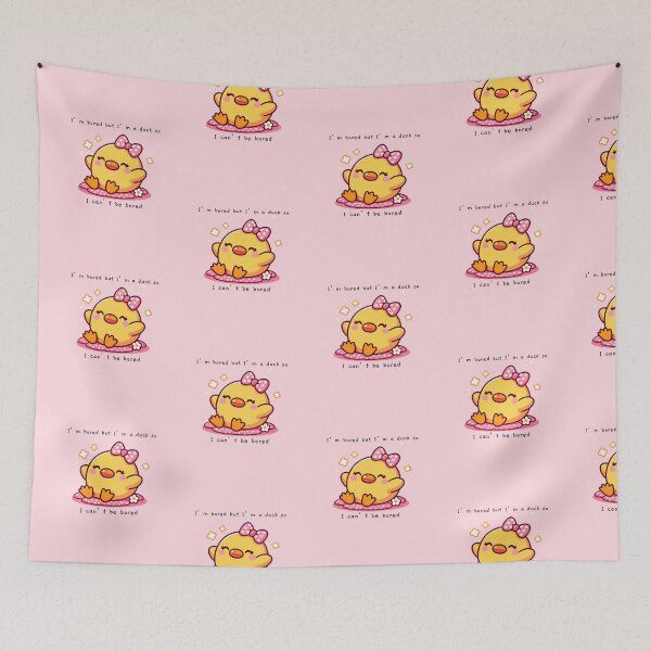 Item preview, Im bored but I’m a duck so I can’t be bored designed and sold by KonichiwaCutie.