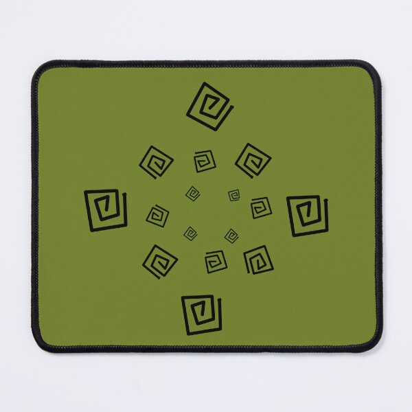 Item preview, Modern Black and Green Square Circle designed and sold by Artistestella.