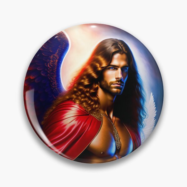 Item preview, Arcangel Azrael Canvas Art Print Wall Posters, Frames, T-Shirts, Stickers, Clipart designed and sold by MERKSAM.