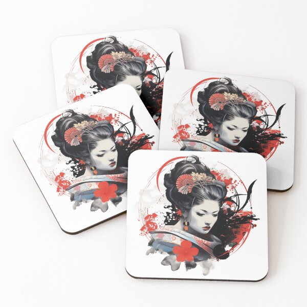 Item preview, Mystic Elegance: Portrait of a Geisha_2 designed and sold by BorczVisuals.